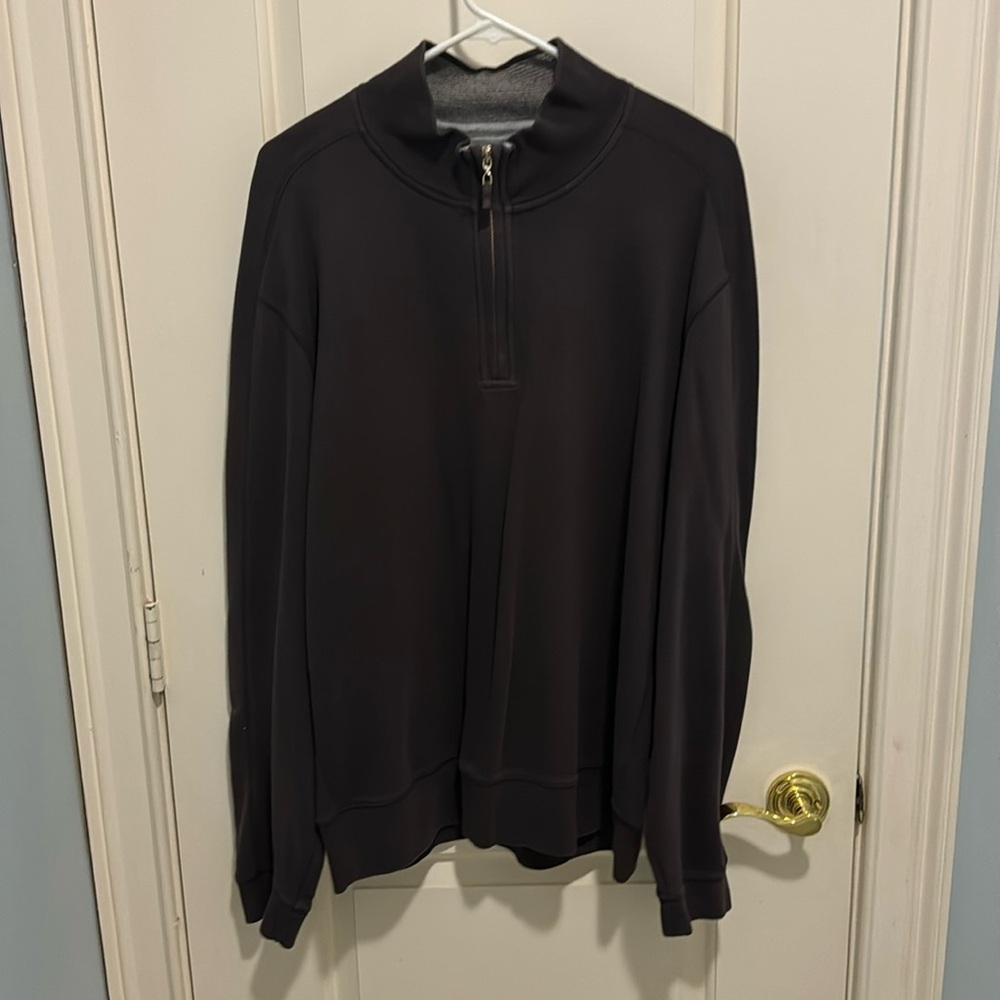 Robert Talbott Quarter-zip Sweater (Brown)